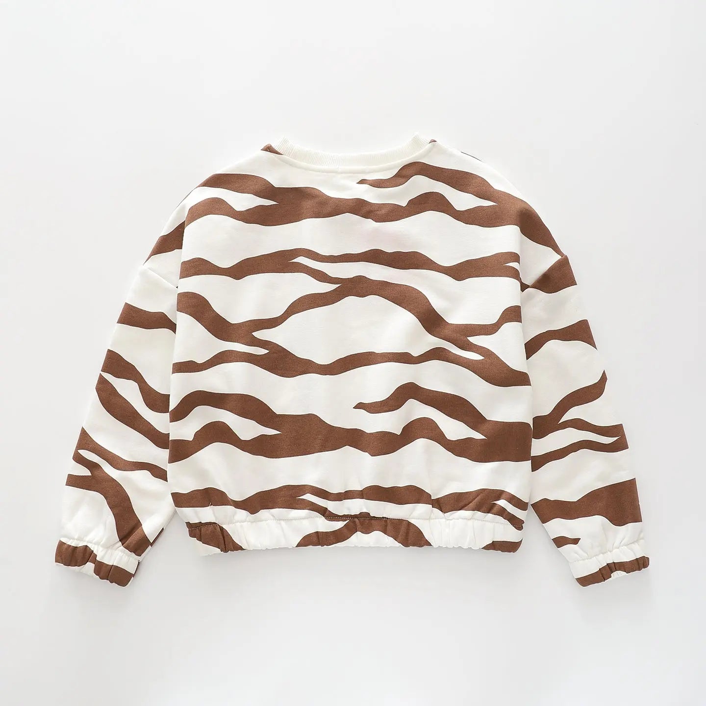 Oversized Zebra Sweat Top Ollies Place