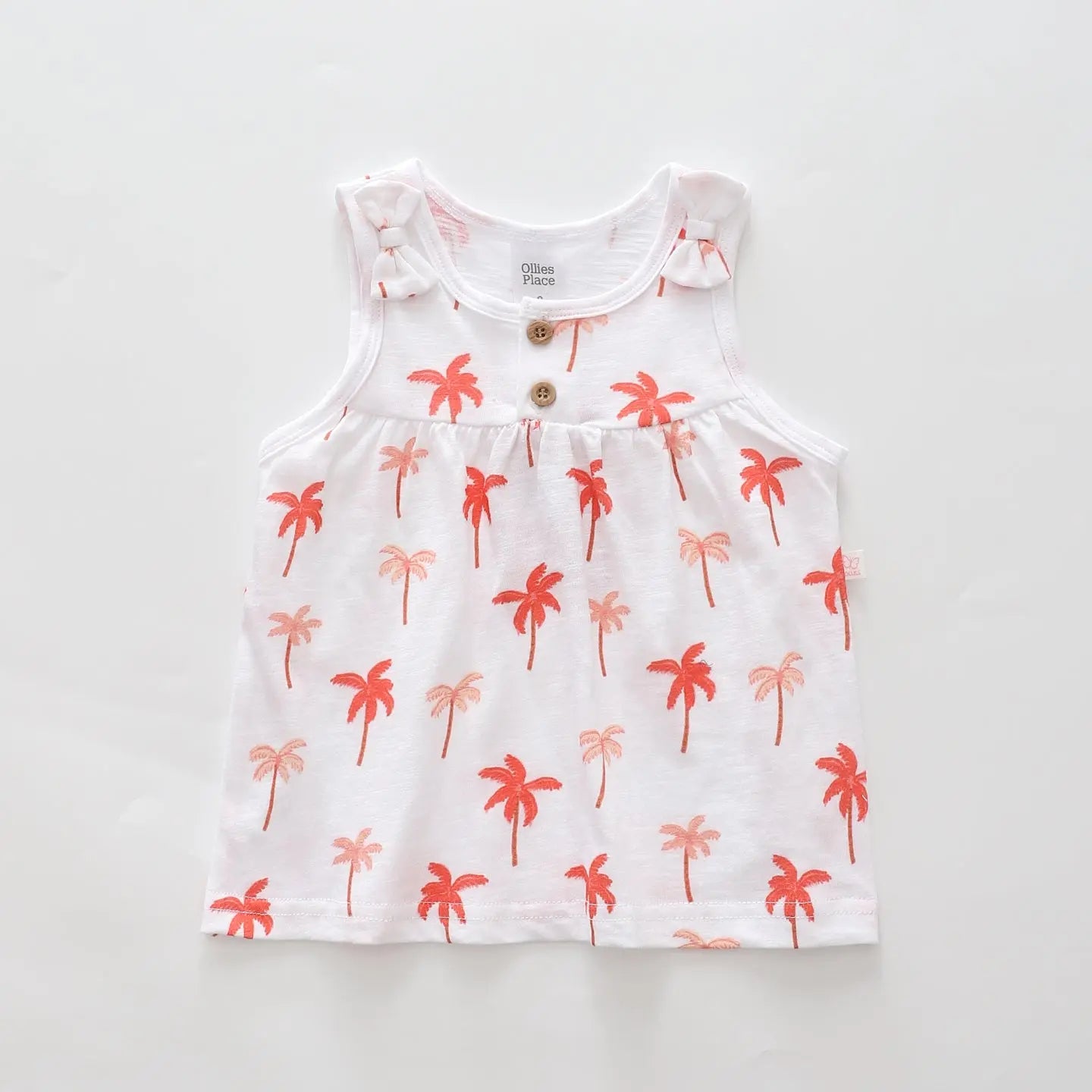 Palm Tree Print Top Ollies Place