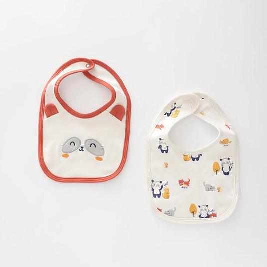 Panda Friends Bibs 2 Pack Ollies Place
