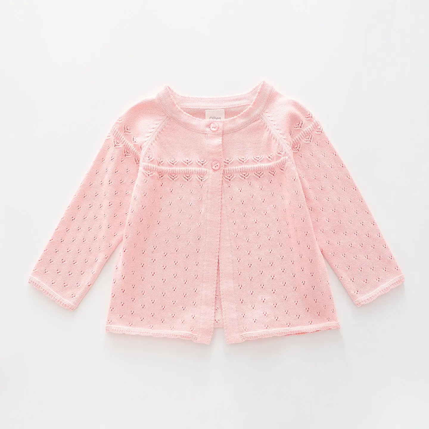 Peach Rose, Baby Girl Knit Cardigan Ollies Place