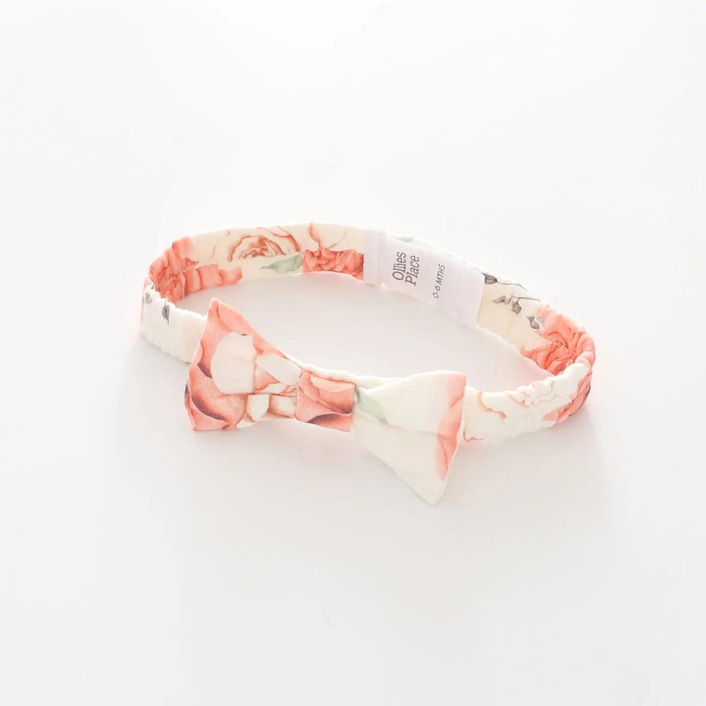 Peach Rose, Girls Headband Ollies Place