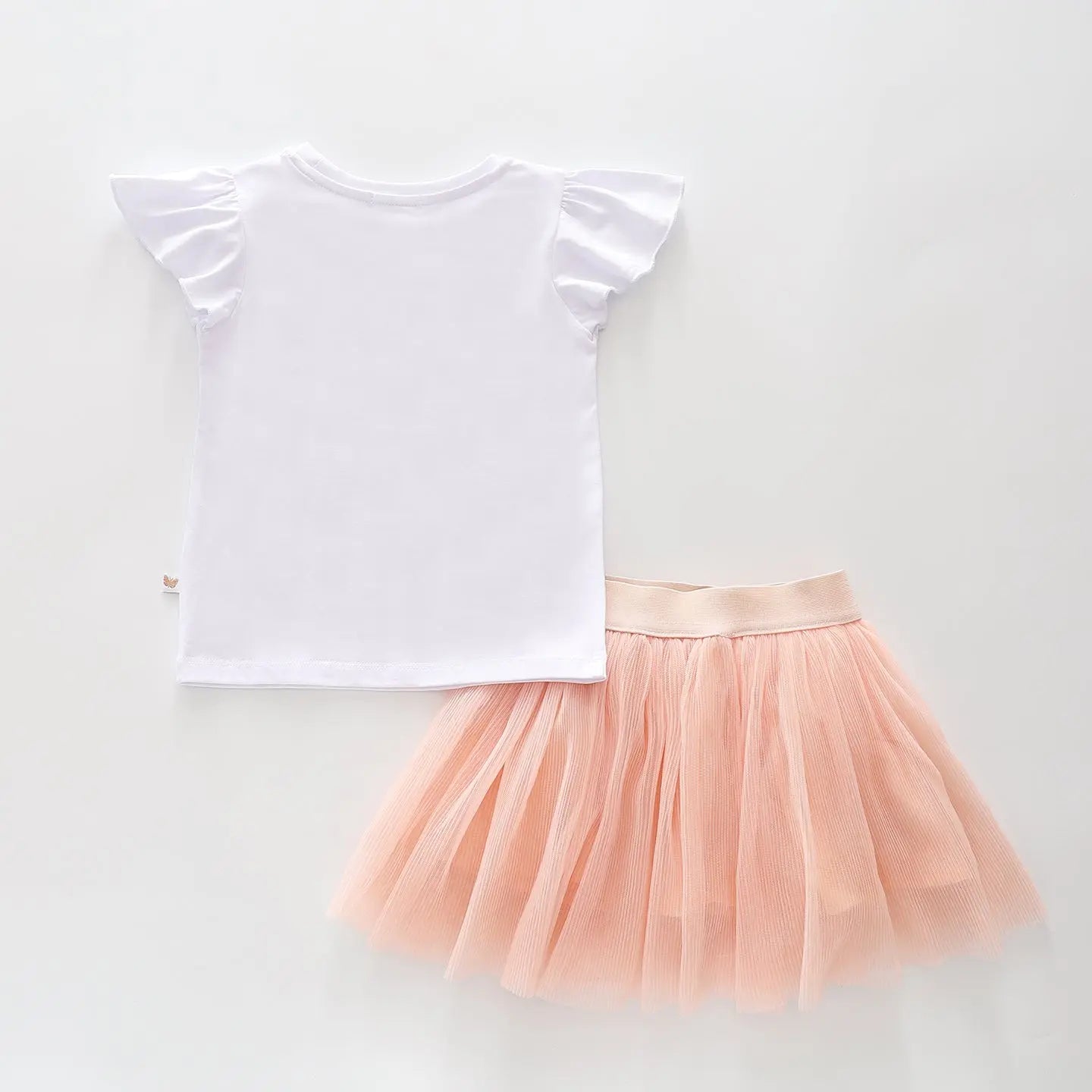Peachy Tulle Skirt and Top Set Ollies Place