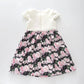 Peony Print Party Dress Ollies Place