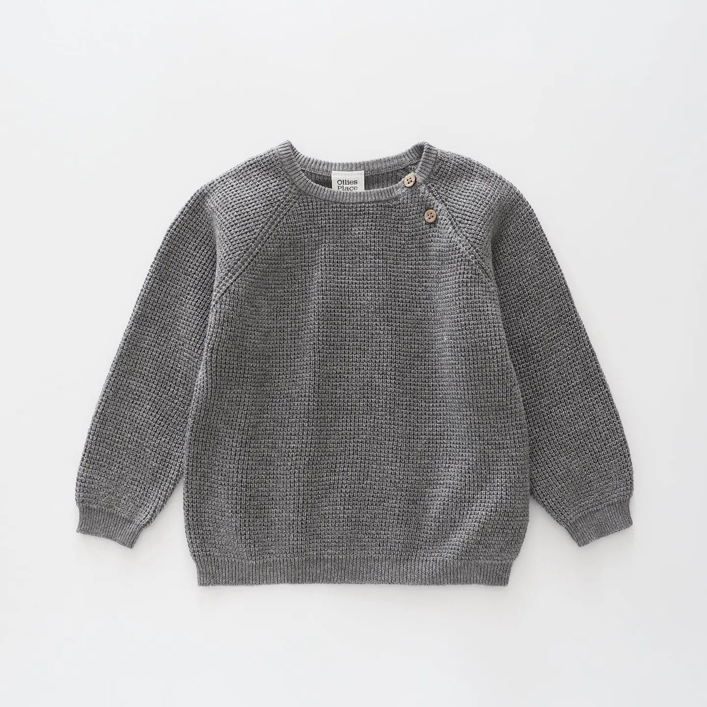 Pewter Grey Knit Pullover Ollies Place