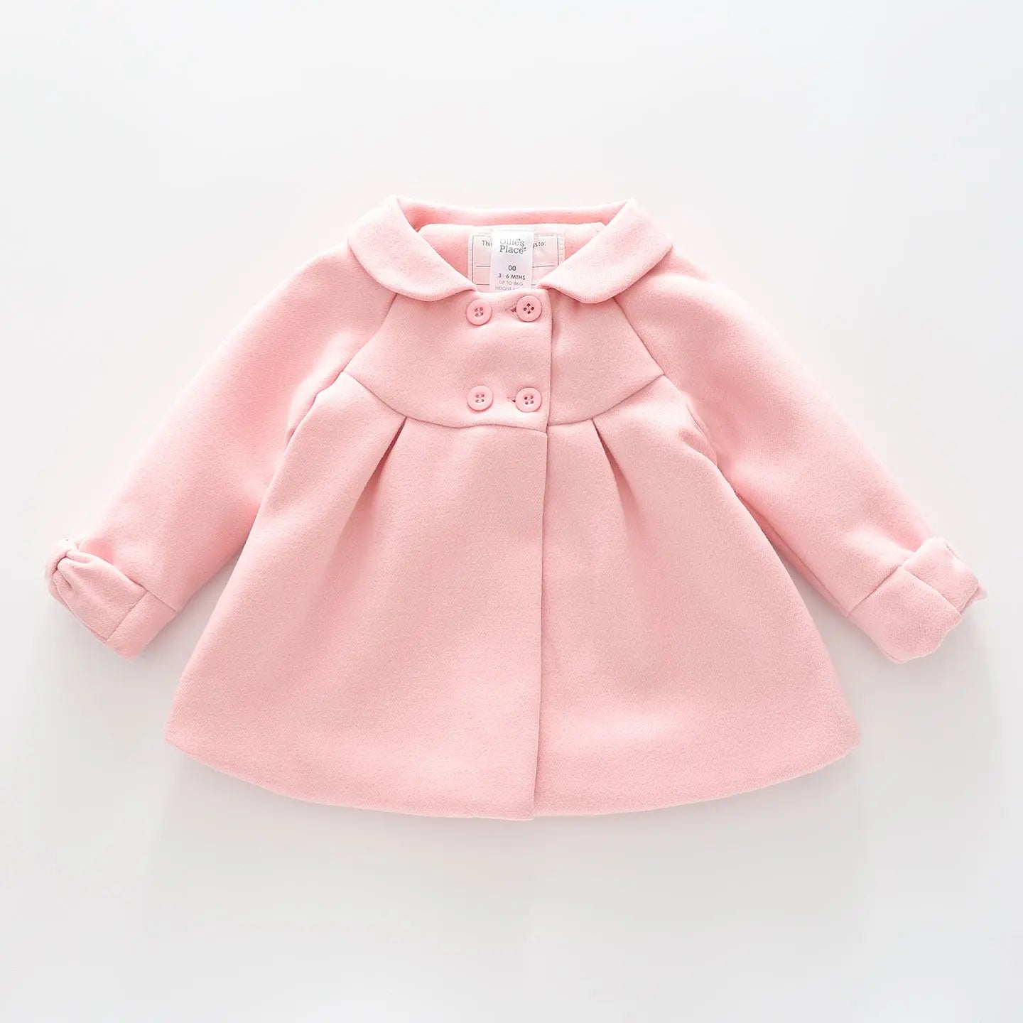 Pink Bow Swing Coat - Toddler Girl Ollies Place