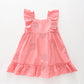 Pink Broderie Flower Dress Ollies Place