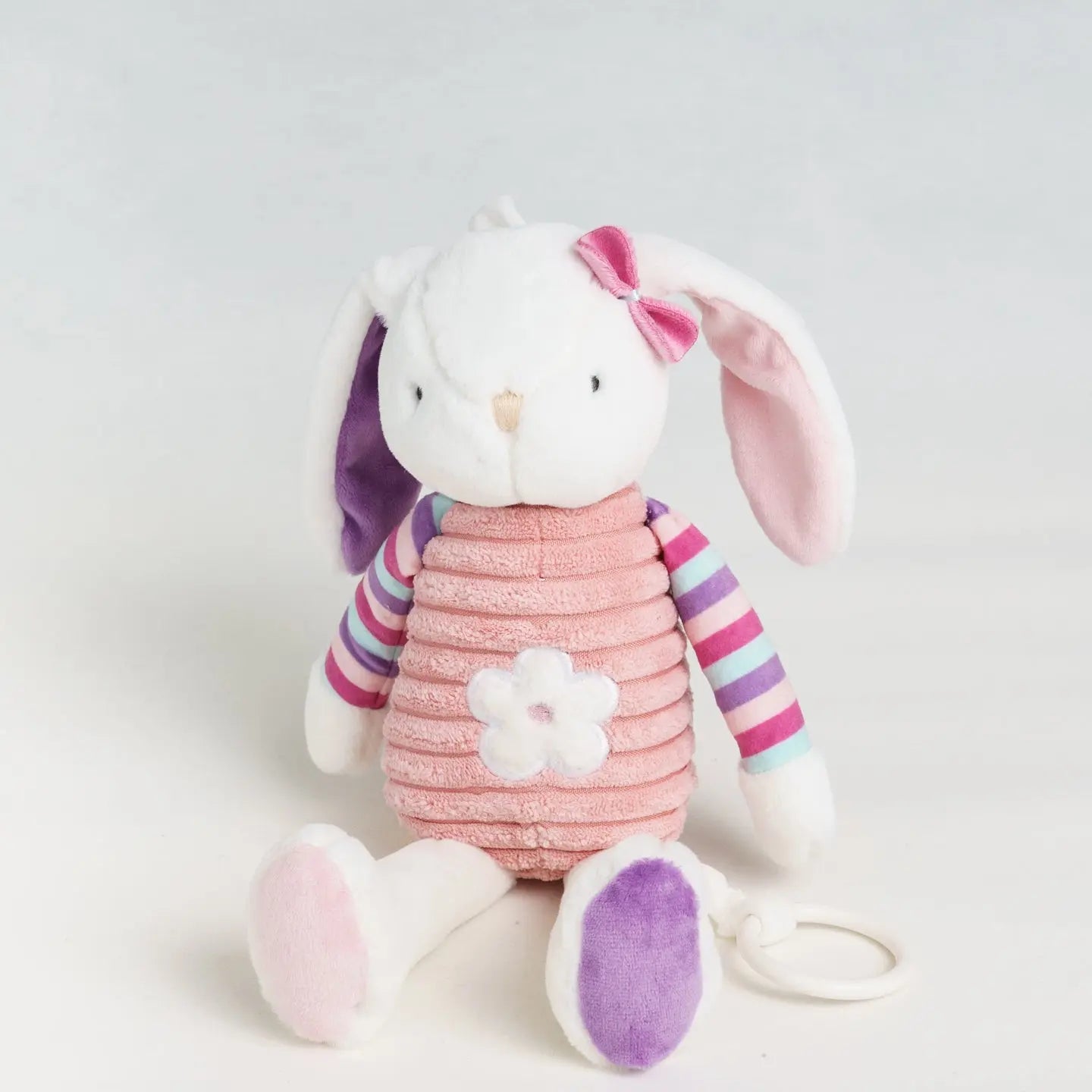 Pink Musical Plush Bunny Toy