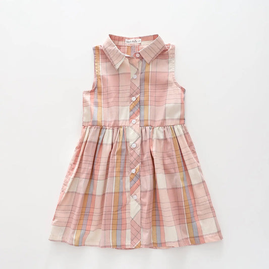 Pink Check Shirt Dress Ollies Place