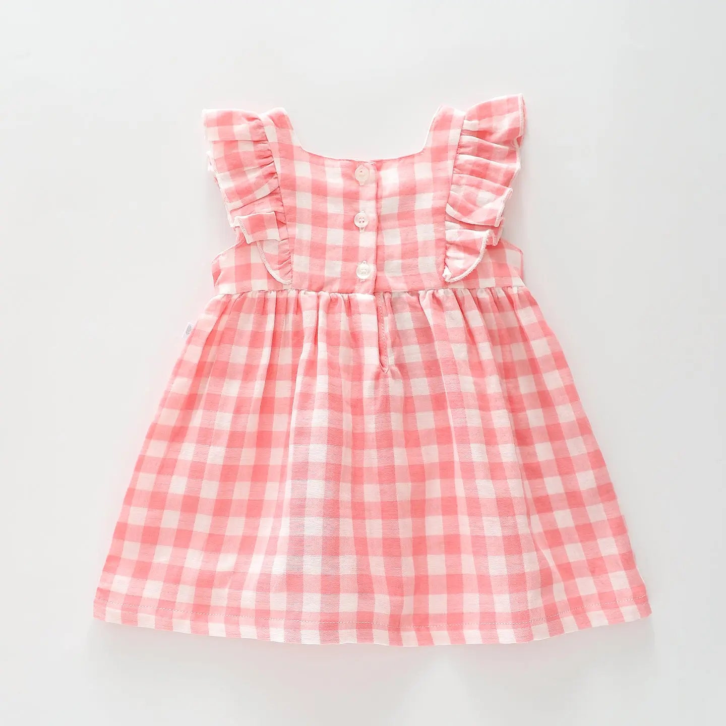Pink Daisy Check Dress Ollies Place