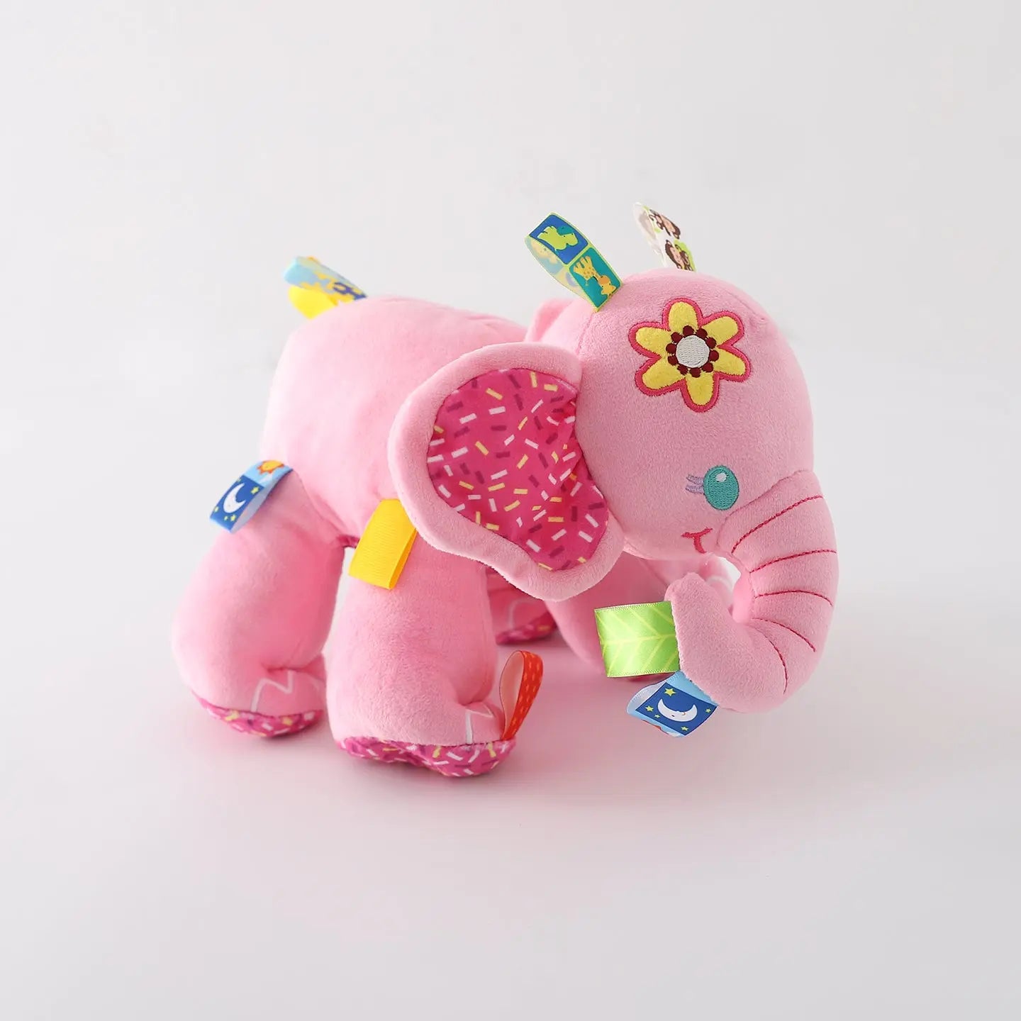 Pink Elephant Sensory Toy - Ollies Place