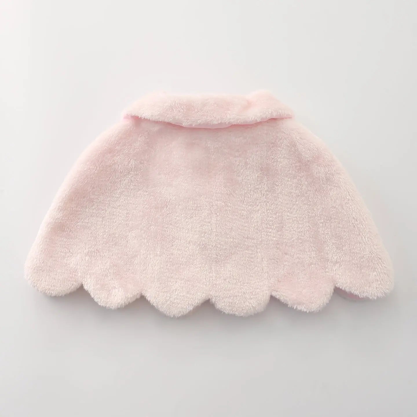 Pink Faux Fur Stole Cape Ollies Place