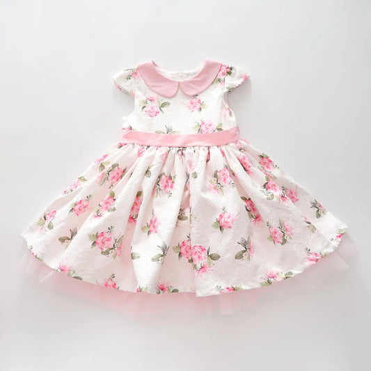 Pink Floral Party Dress Ollies Place