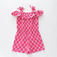 Pink Geometric Playsuit Ollies Place