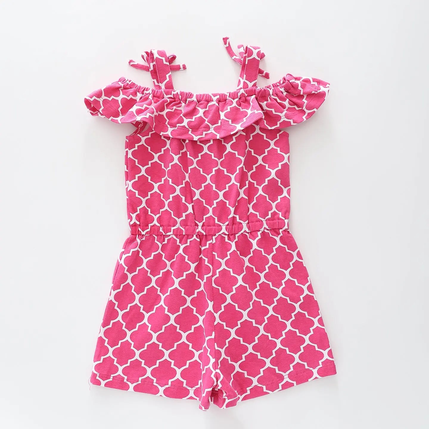 Pink Geometric Playsuit Ollies Place
