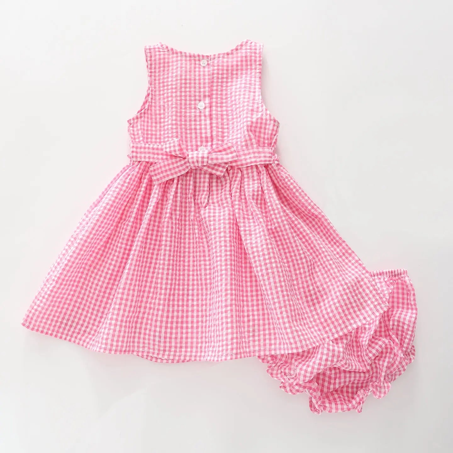 Pink Gingham Dress Ollies Place