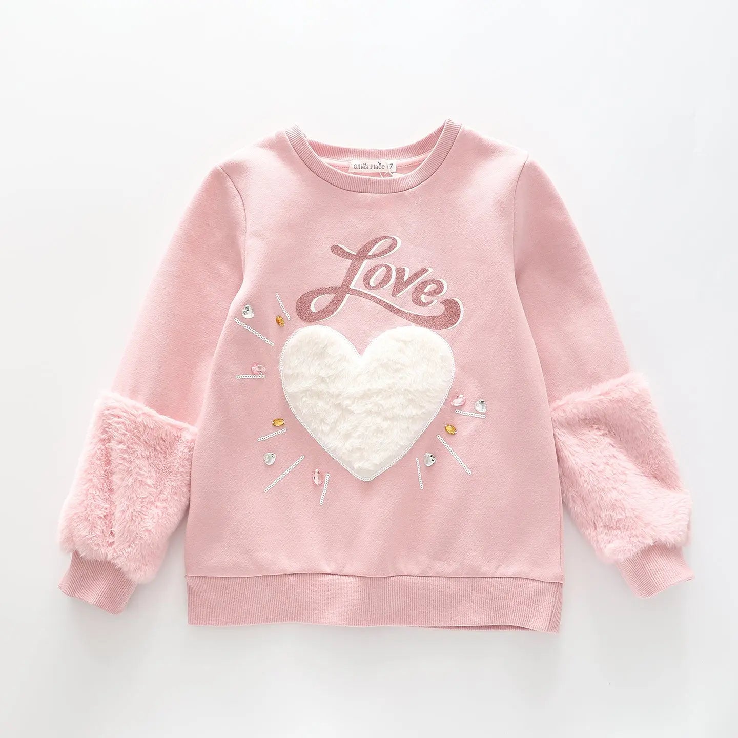 Pink Love Winter Top Ollies Place