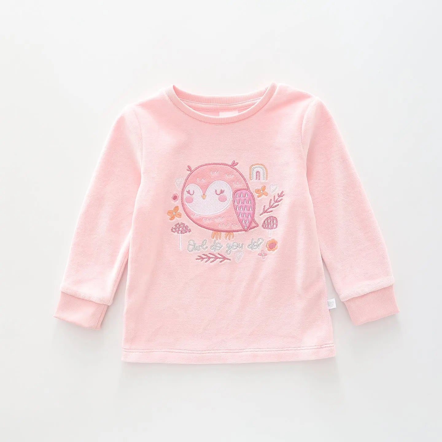 Pink Owl, Infant Girls Winter Top Ollies Place