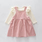 Pink Petal Pinafore Outfit Ollies Place