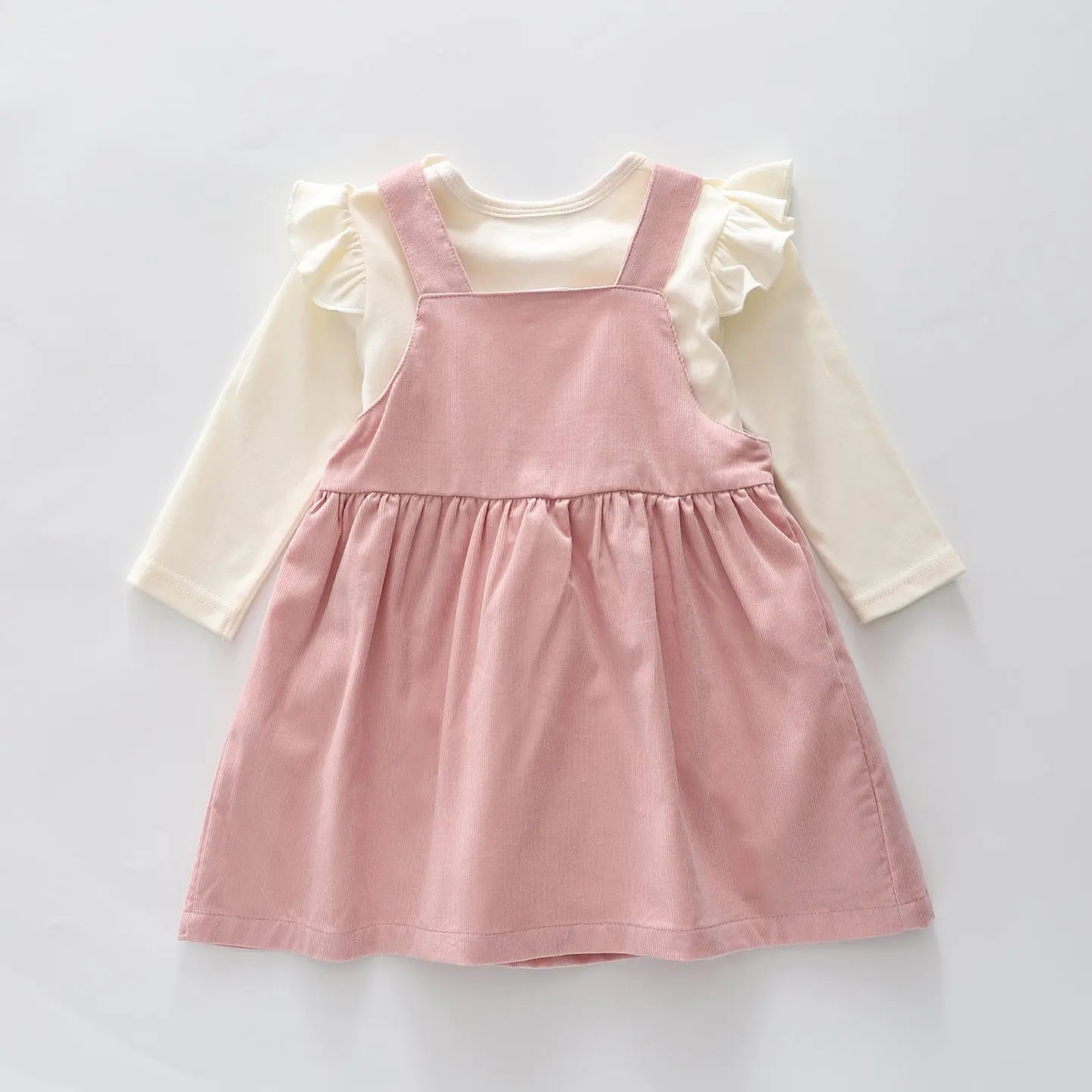 Pink Petal Pinafore Outfit Ollies Place