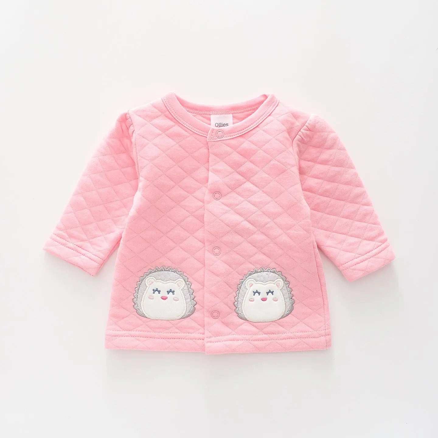 Pink Quilted Look, Baby Girl Cardigan Ollies Place