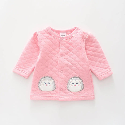 Pink Quilted Look, Baby Girl Cardigan Ollies Place