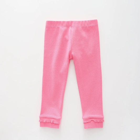 Pink Ribbed, Infant Girls Leggings Ollies Place