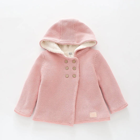 Pink Sherpa Knit Cardi Ollies Place