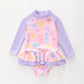 Pink Starfish Long Sleeve Swimsuit Ollies Place