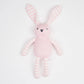 Pink Stripe Crochet Bunny Ollies Place