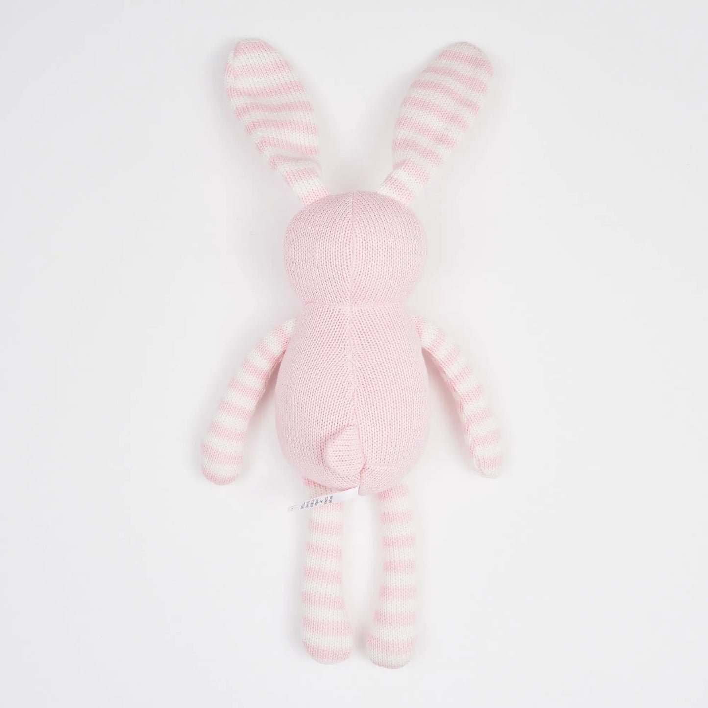 Pink Stripe Crochet Bunny Ollies Place