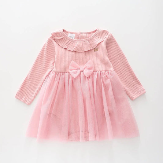 Pink Tulle Bodysuit Dress Ollies Place