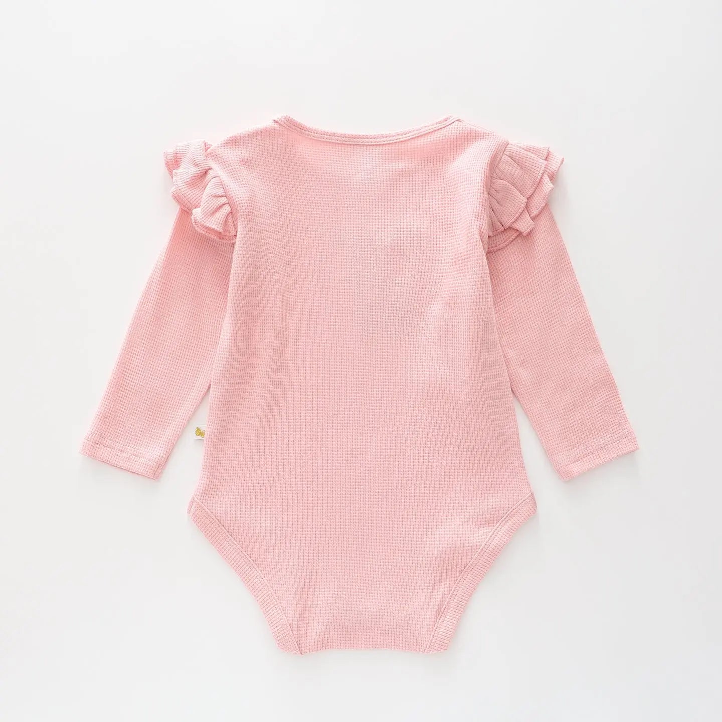 Pink Waffle Bodysuit Ollies Place