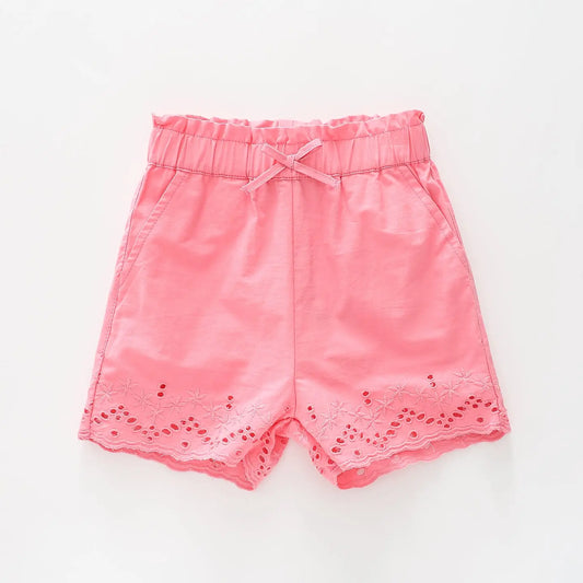 Pink Woven Shorts Ollies Place