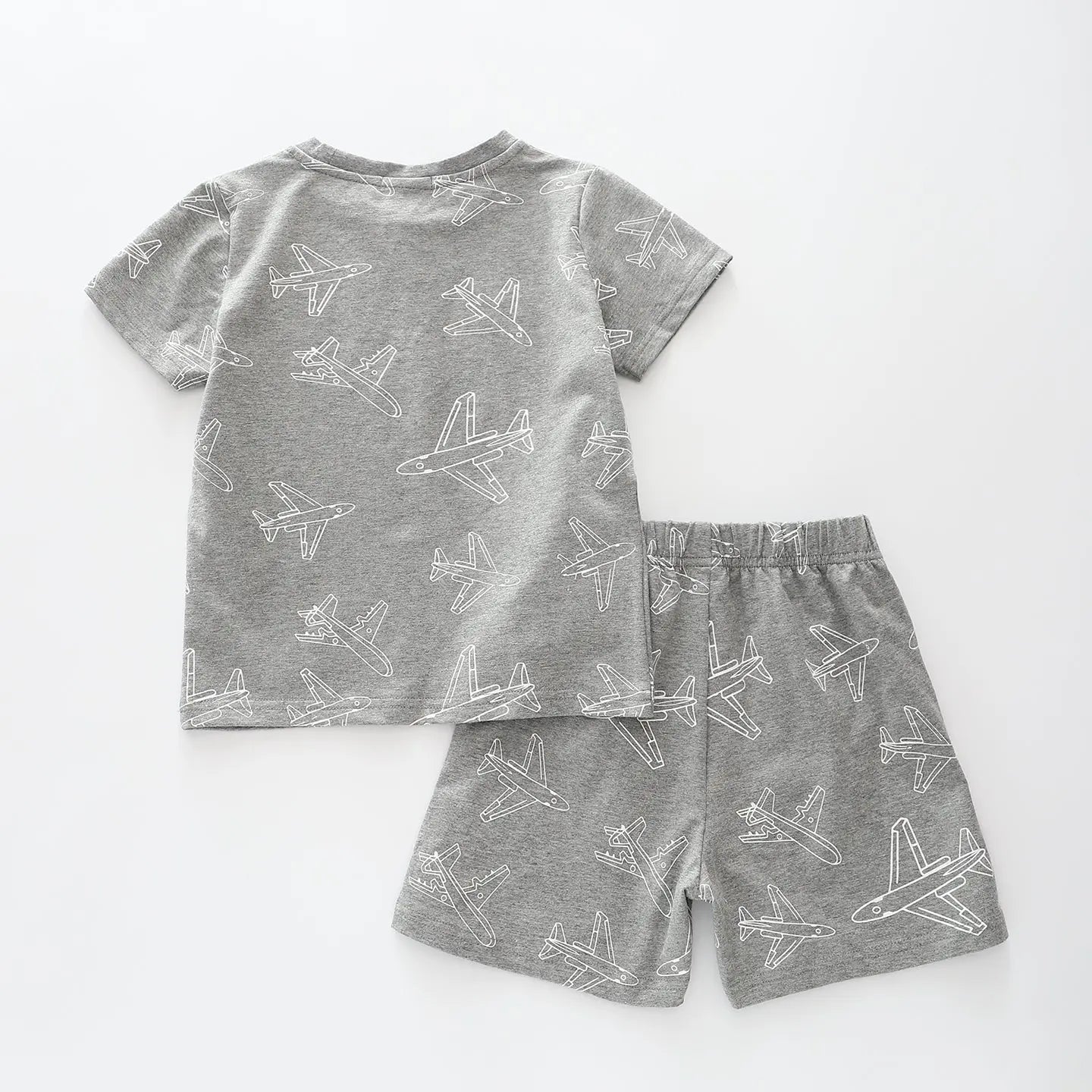Plane Print Kids Pyjama Set Ollies Place