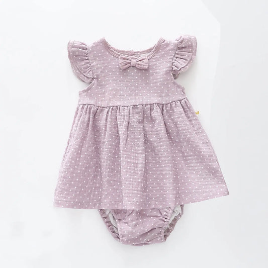 Polka Dot Dress and Bloomers Set Ollies Place