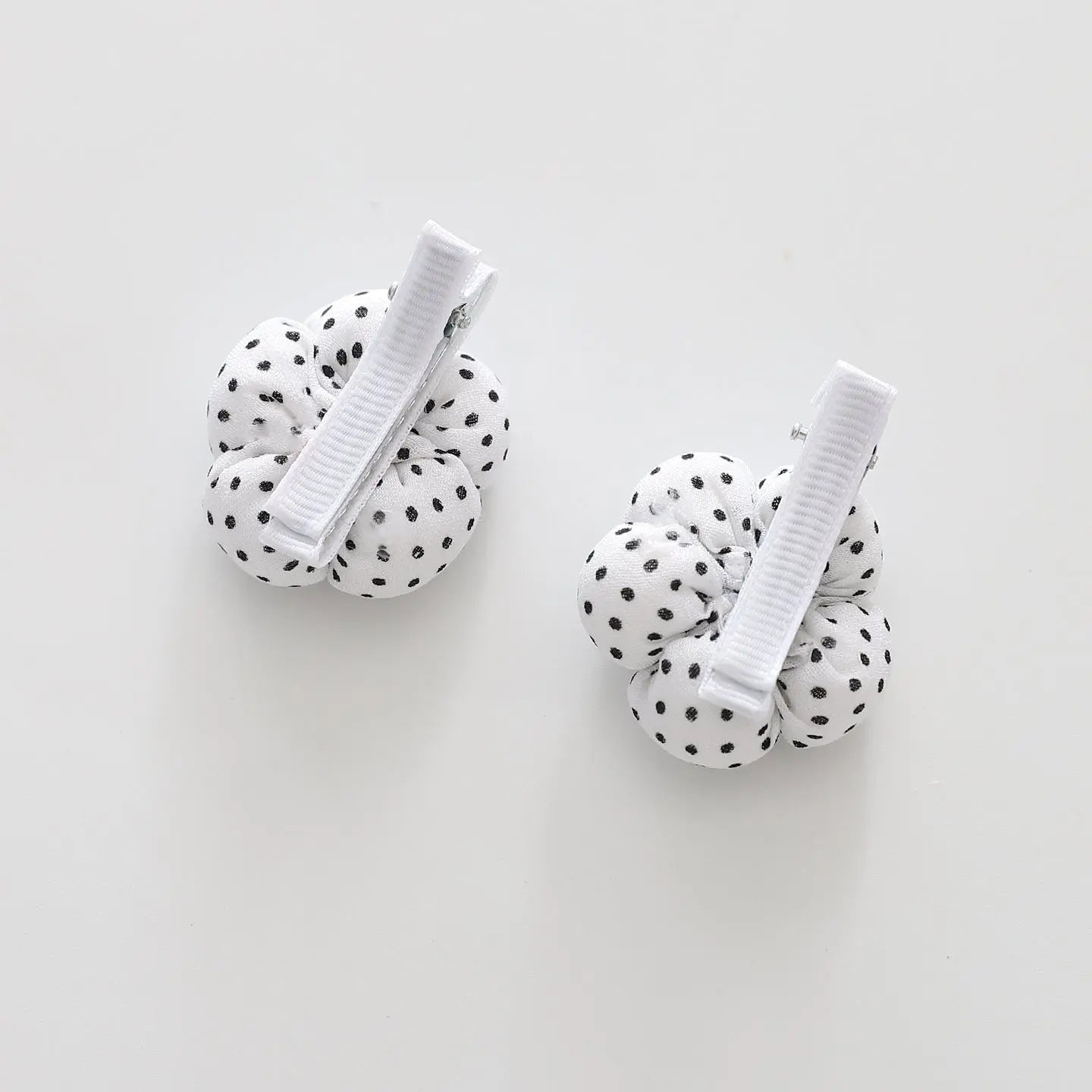 Polka Dot Flower Hair Clips 2 Pack Ollies Place