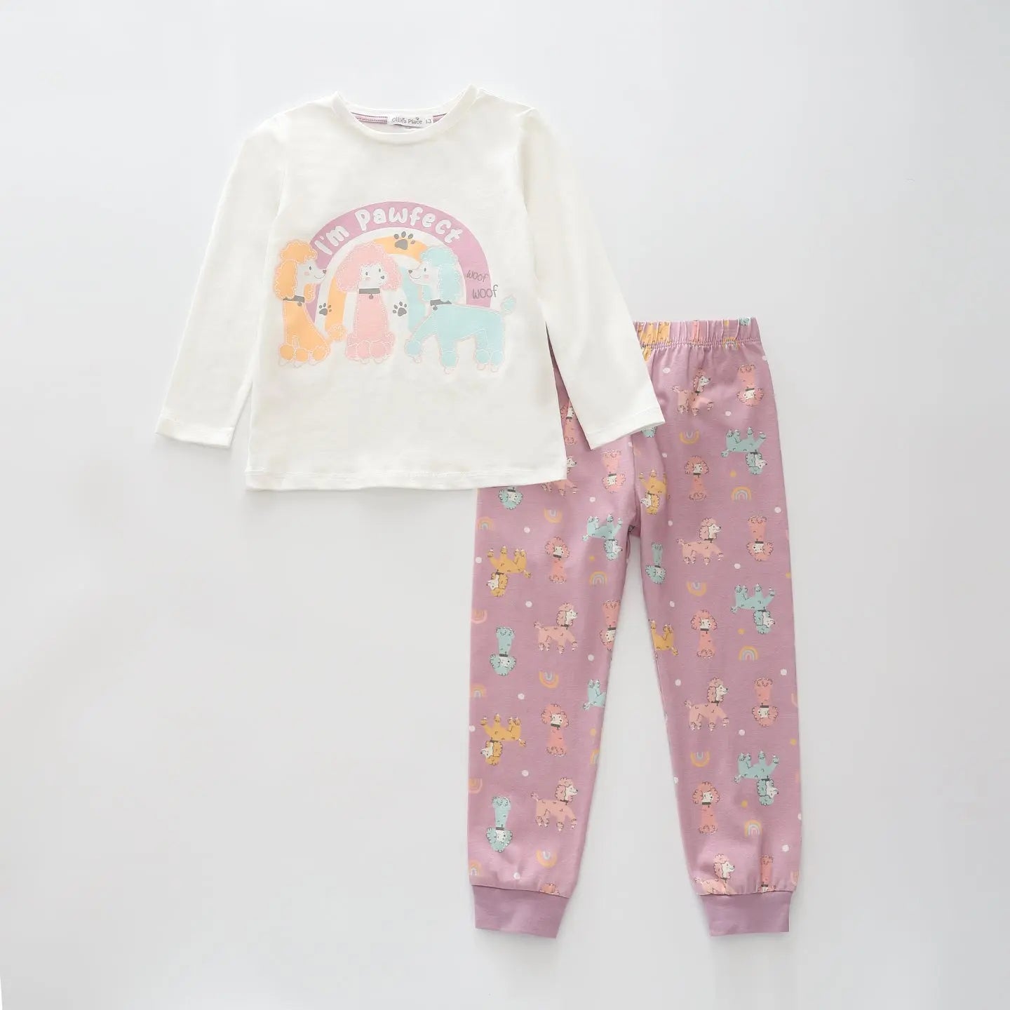 Poodle Pyjama Set Ollies Place