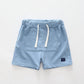 Powder Blue Track Shorts Ollies Place