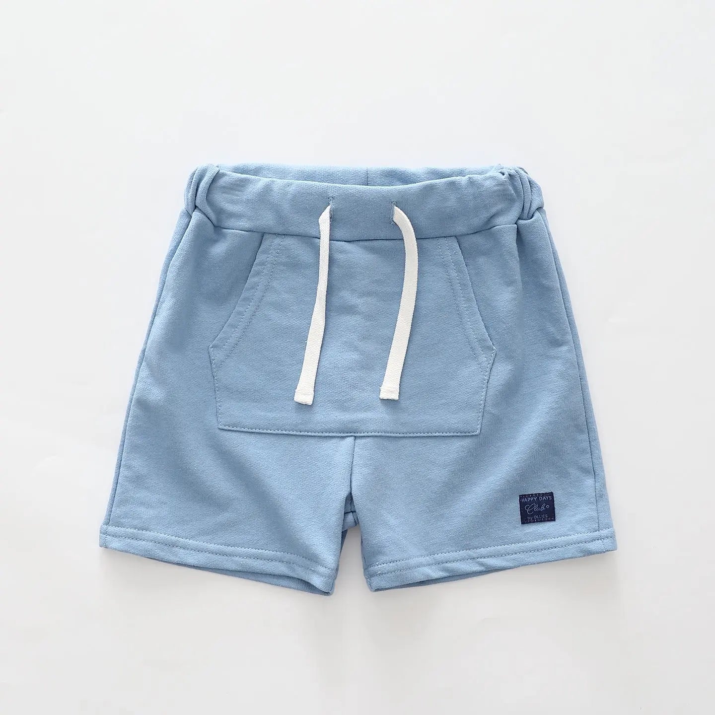 Powder Blue Track Shorts Ollies Place