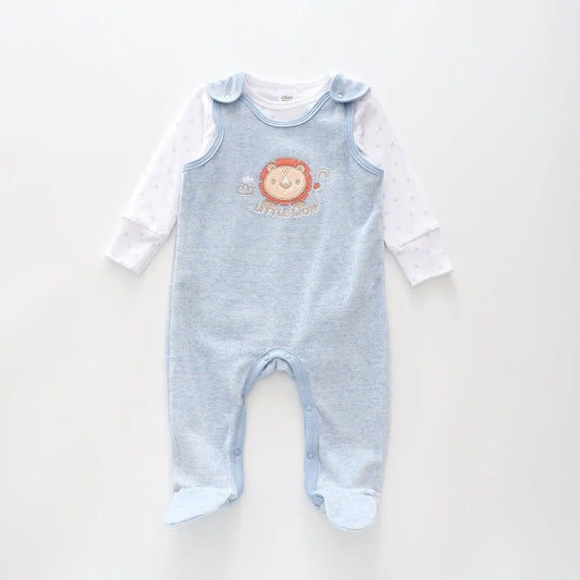 Prem Lion Velour Overalls Set Ollies Place