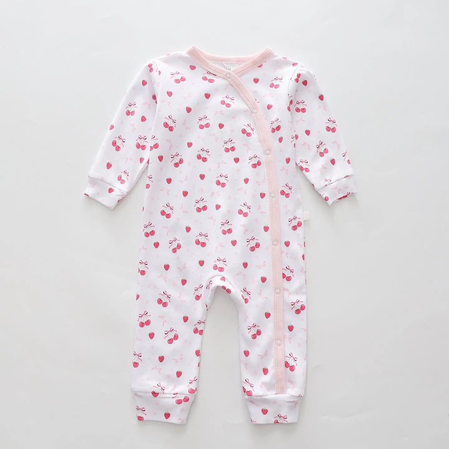 Premmie Pink Berry Romper Ollies Place