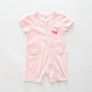 Premmie Pink Short Romper Ollies Place