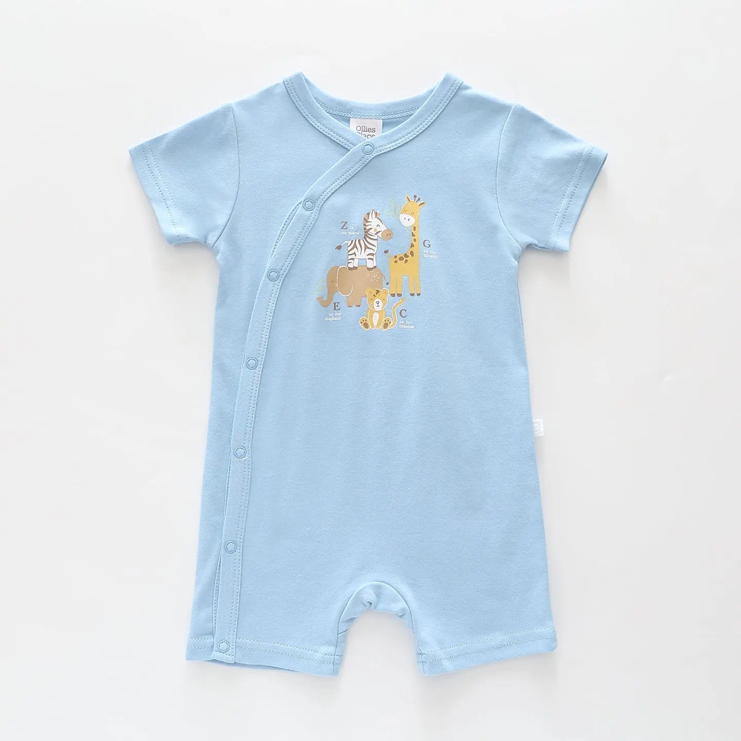 Premmie Safari Short Romper Ollies Place