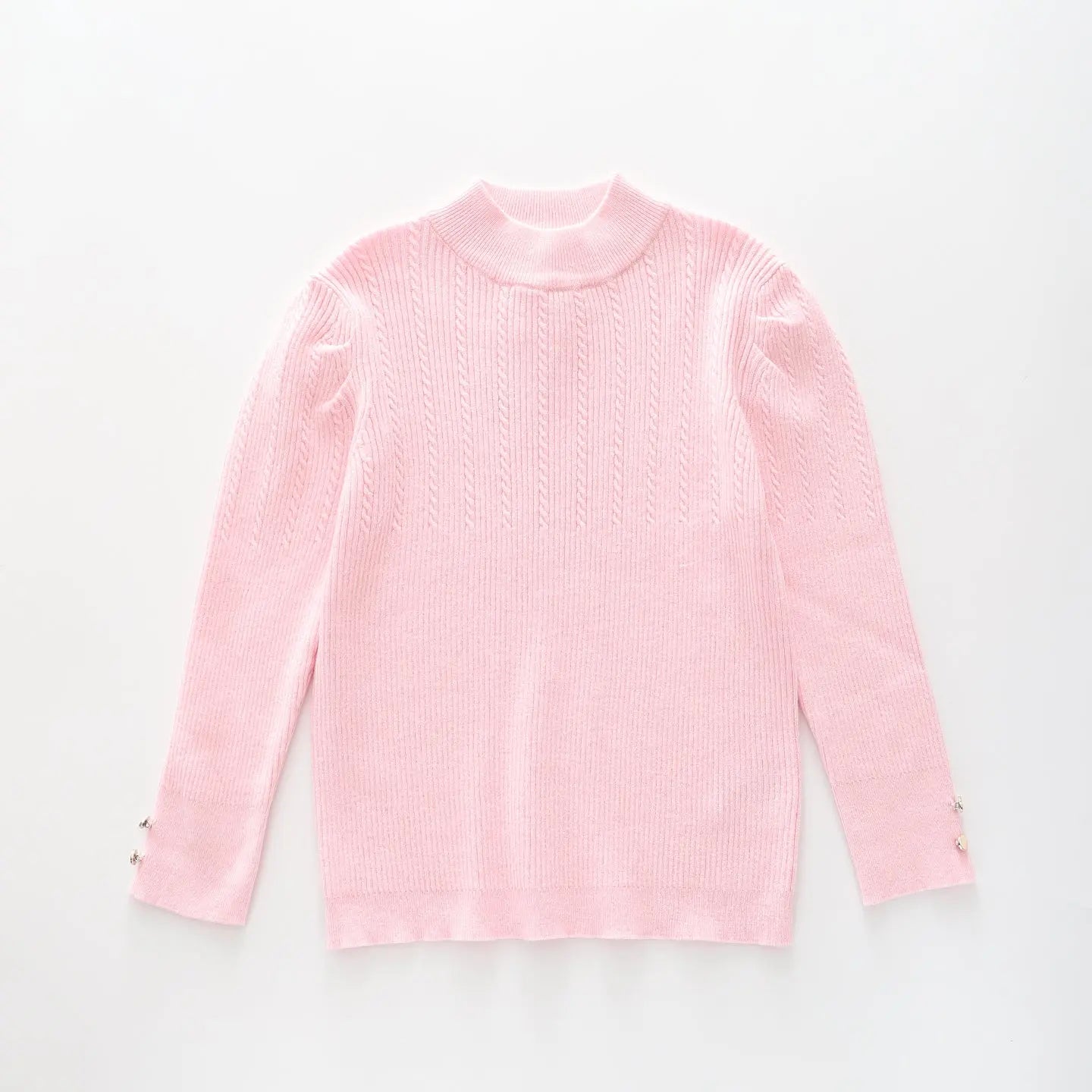 Preppy Pink, Older Girls Knit Jumper Ollies Place