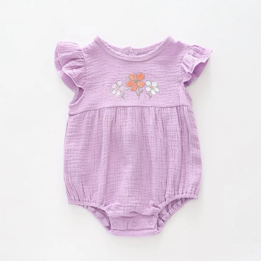 Purple Cheesecloth Bodysuit Ollies Place