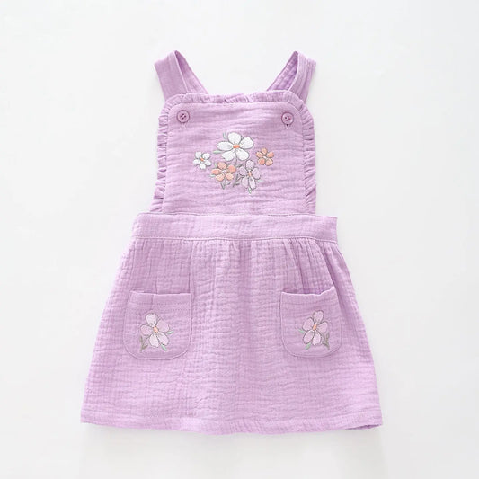 Purple Cheesecloth Pinafore Ollies Place