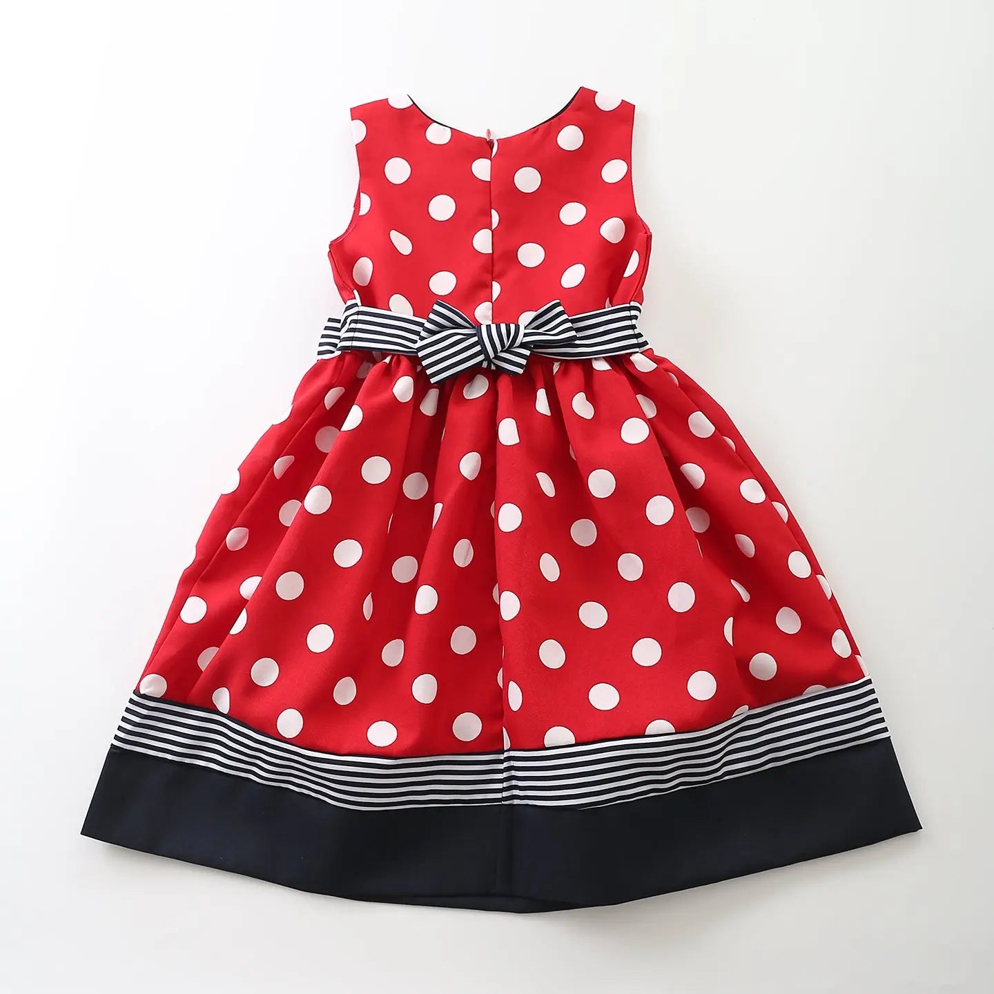 QSJG7111 Junior Girls Special Occasion Red and Navy Dress Ollies Place