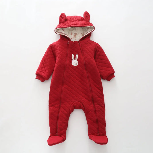 Quilted Red Pram suit Ollies Place