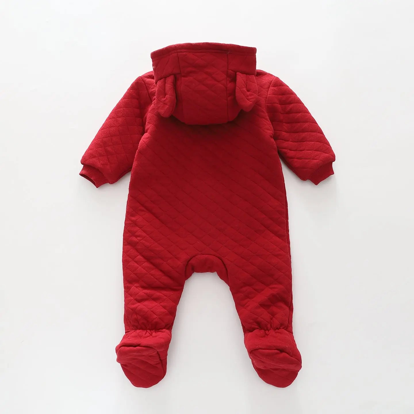Quilted Red Pram suit Ollies Place