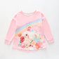 Rainbow Bunny, Junior Girls Active Top Ollies Place